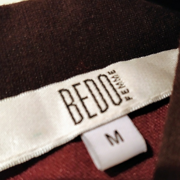 Bedo Femme Red Colorblock Vneck Sleeveless Dress - Picture 3 of 3